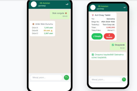 send get data to erp crm on whatsapp